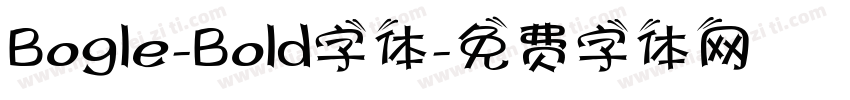 Bogle-Bold字体字体转换