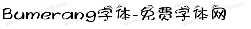 Bumerang字体字体转换