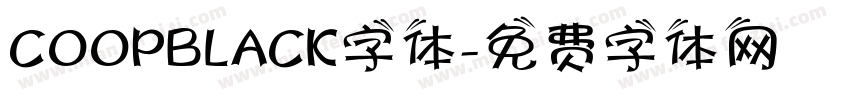 COOPBLACK字体字体转换