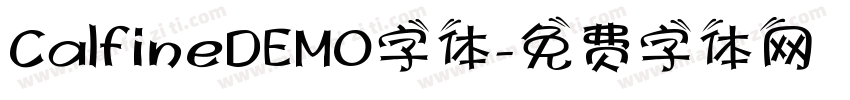 CalfineDEMO字体字体转换