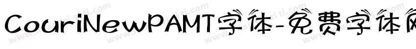 CouriNewPAMT字体字体转换