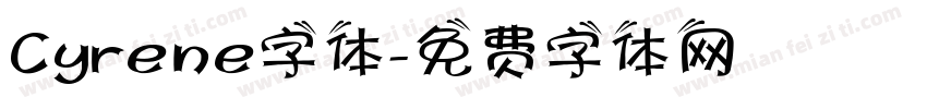 Cyrene字体字体转换