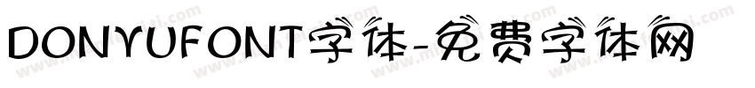 DONYUFONT字体字体转换