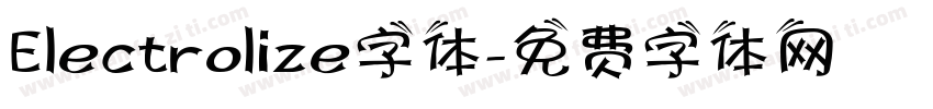 Electrolize字体字体转换