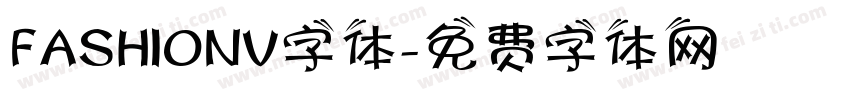 FASHIONV字体字体转换