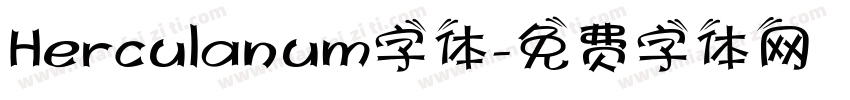 Herculanum字体字体转换