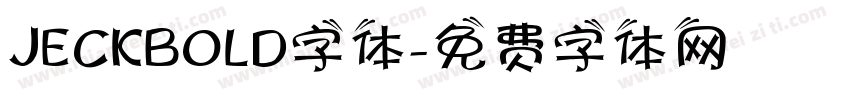JECKBOLD字体字体转换