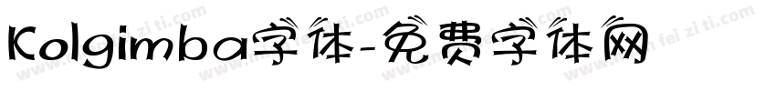 Kolgimba字体字体转换