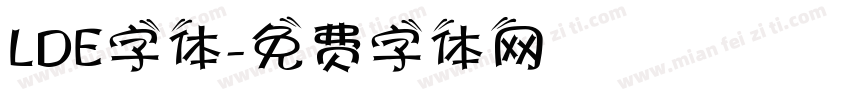 LDE字体字体转换