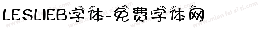LESLIEB字体字体转换