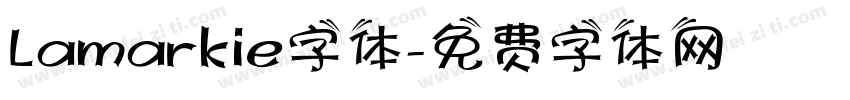 Lamarkie字体字体转换