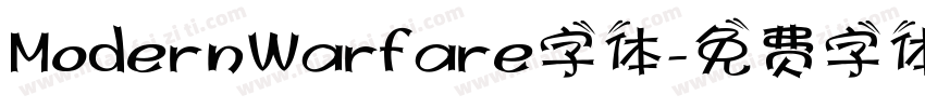 ModernWarfare字体字体转换