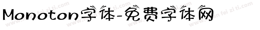 Monoton字体字体转换