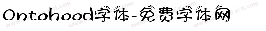 Ontohood字体字体转换
