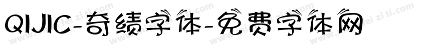 QIJIC-奇绩字体字体转换