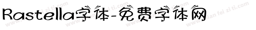 Rastella字体字体转换