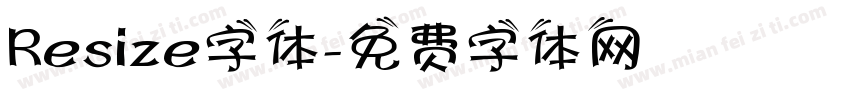 Resize字体字体转换