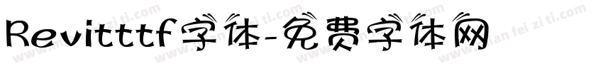 Revitttf字体字体转换