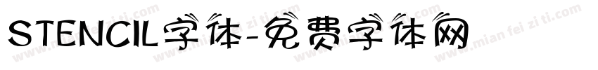 STENCIL字体字体转换
