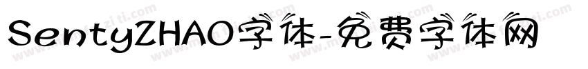 SentyZHAO字体字体转换
