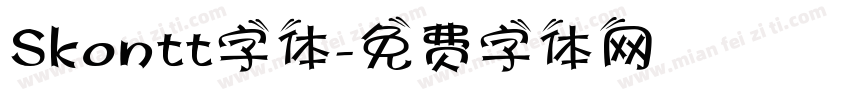 Skontt字体字体转换