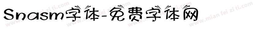 Snasm字体字体转换