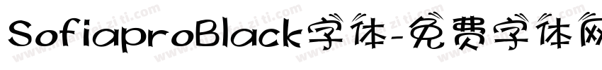 SofiaproBlack字体字体转换