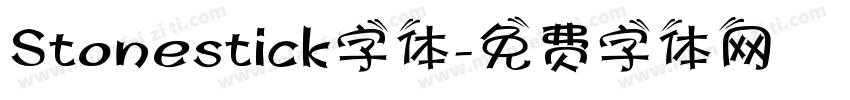 Stonestick字体字体转换