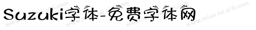 Suzuki字体字体转换