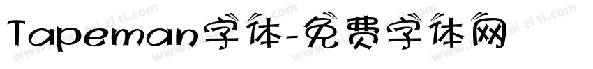 Tapeman字体字体转换