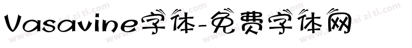 Vasavine字体字体转换