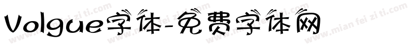 Volgue字体字体转换