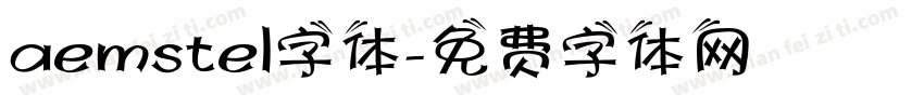 aemstel字体字体转换