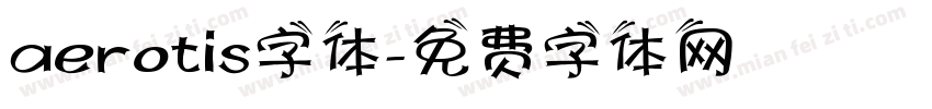 aerotis字体字体转换