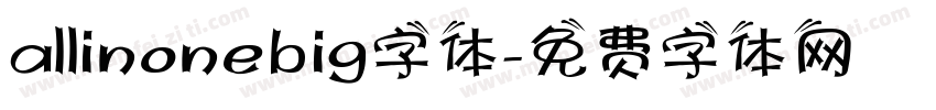 allinonebig字体字体转换