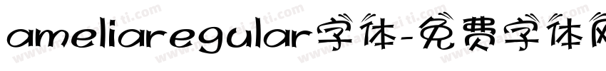 ameliaregular字体字体转换