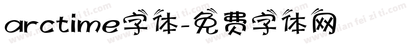 arctime字体字体转换