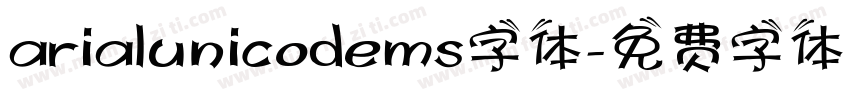 arialunicodems字体字体转换