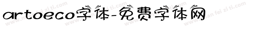 artoeco字体字体转换