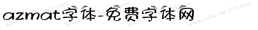 azmat字体字体转换