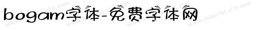 bogam字体字体转换