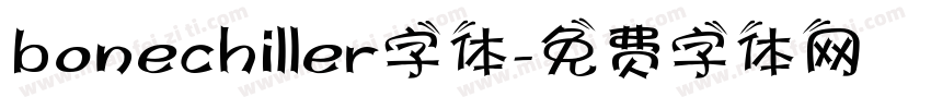 bonechiller字体字体转换