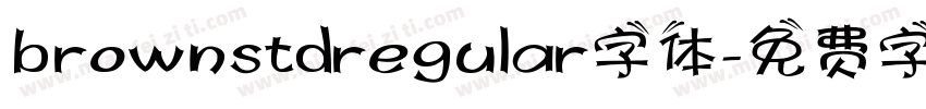 brownstdregular字体字体转换