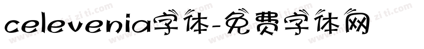 celevenia字体字体转换