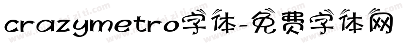 crazymetro字体字体转换
