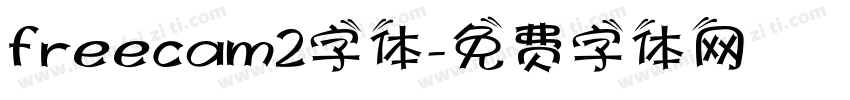 freecam2字体字体转换