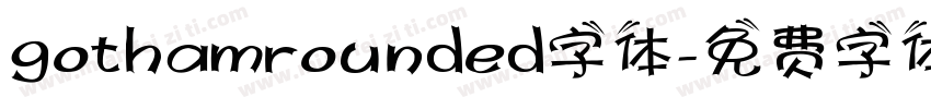 gothamrounded字体字体转换