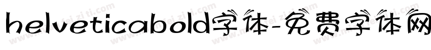 helveticabold字体字体转换