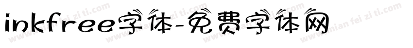 inkfree字体字体转换