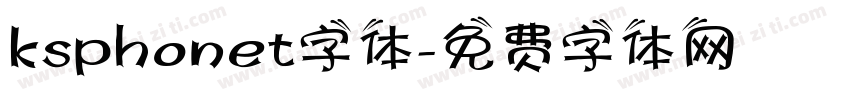 ksphonet字体字体转换